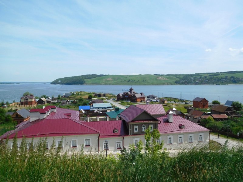 Остров-град Свияжск панорама