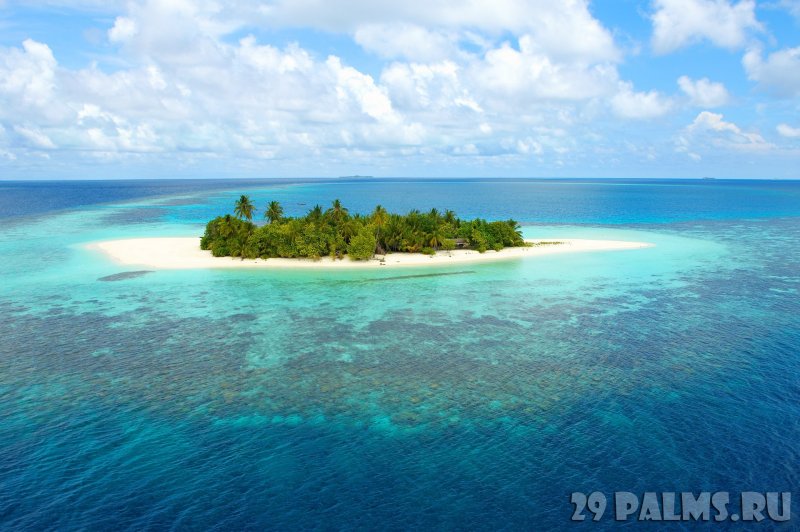 Остров lakshaweed индийский океан