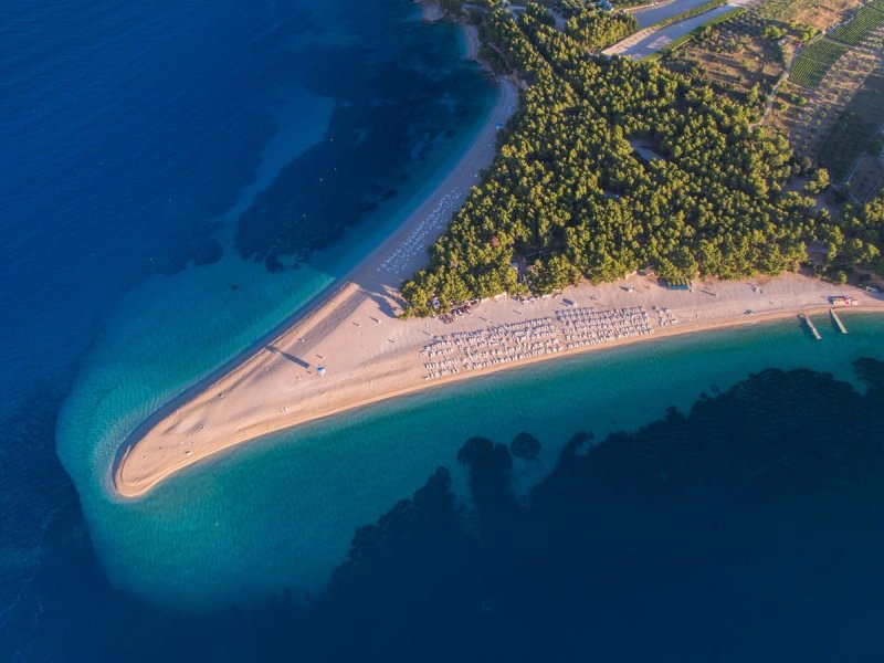 Златни рат (пляж золотой Рог), Брач, Хорватия