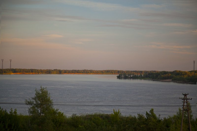 Балаково Волга остров