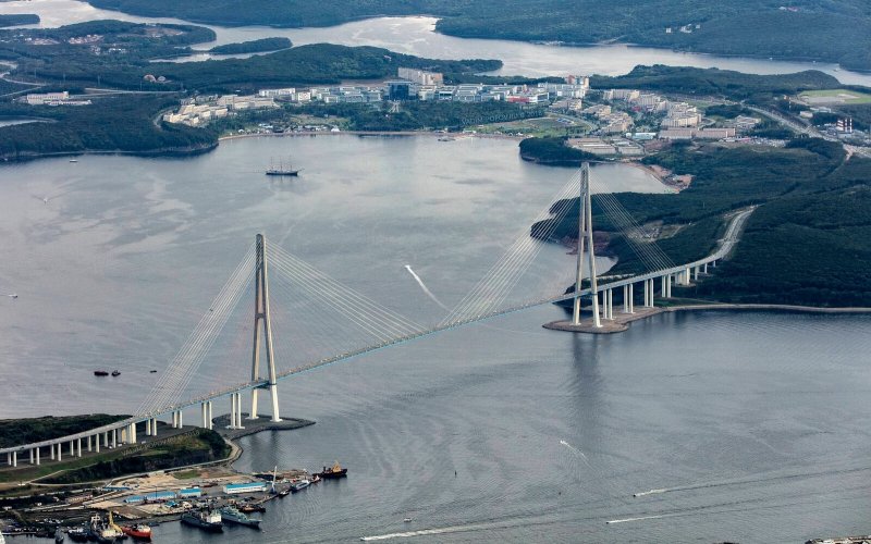 Приморский край Владивосток мост