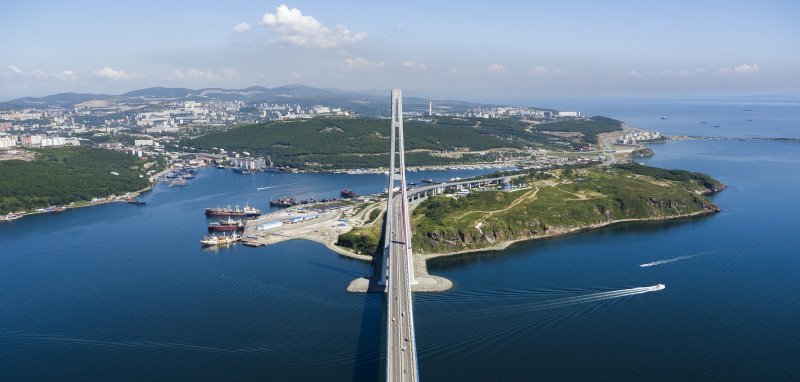 Мост золотые ворота Владивосток