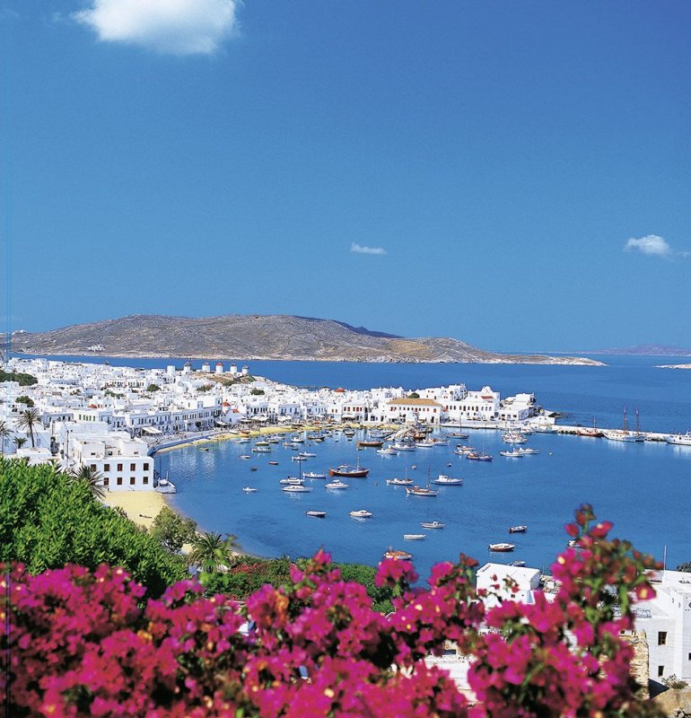 Порт Миконос Греция город