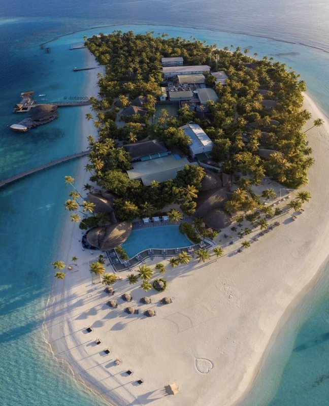 Остров ризотто Мальдивы