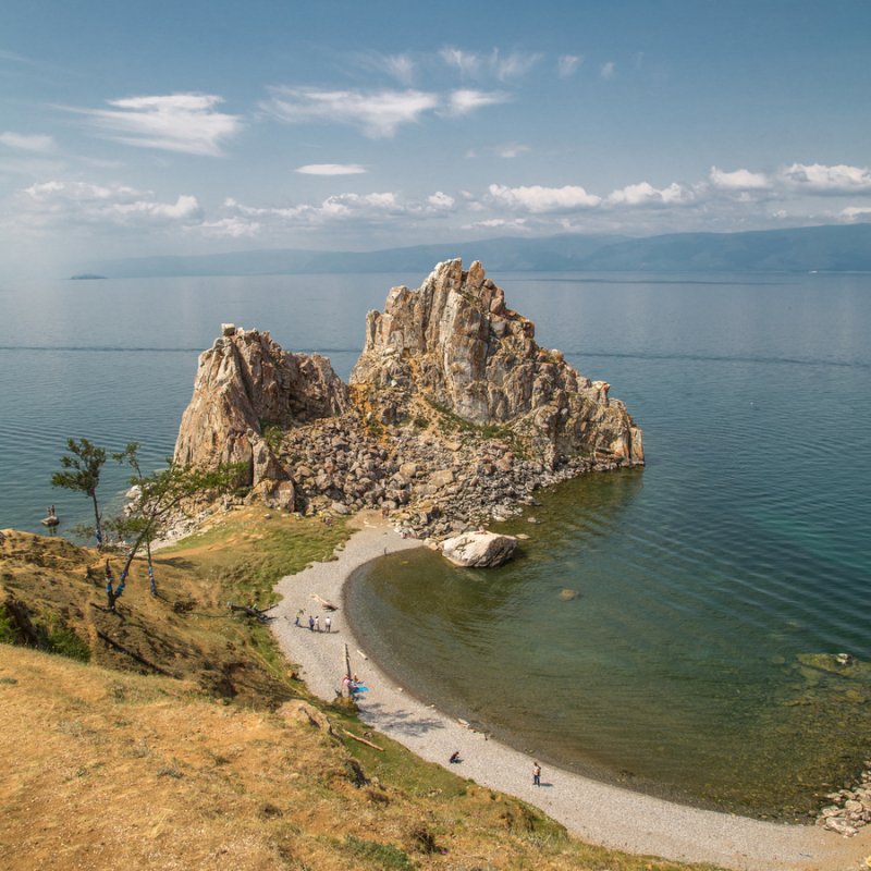 Северная оконечность острова Ольхон на озере Байкал