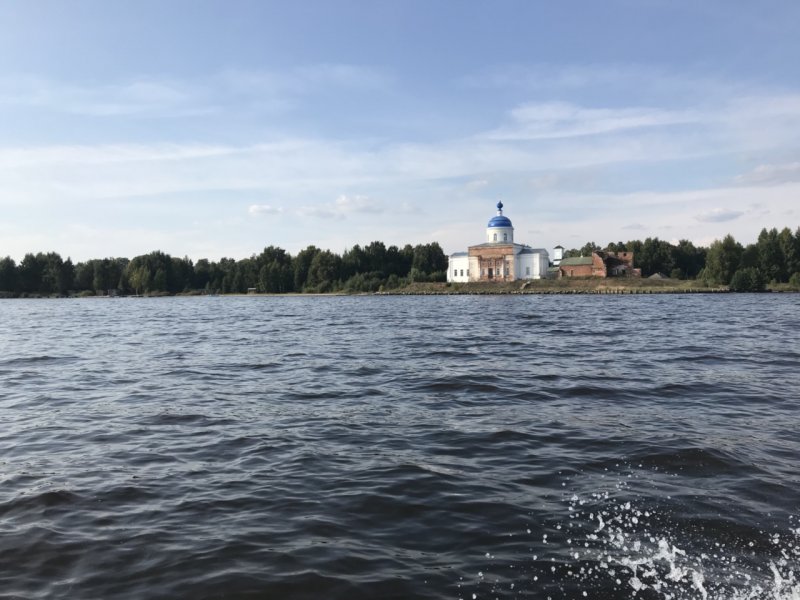 Горьковское водохранилище в Юрьевце Ивановской области