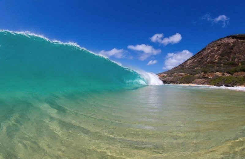 Гавайские острова волны