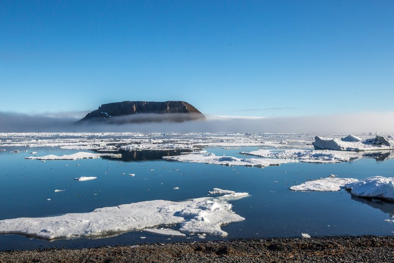 Новая земля в Северном Ледовитом океане