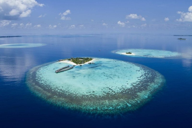Sandbank Мальдивы остров пикник