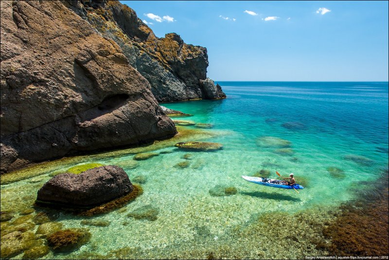 Райский пляж Баунти в Крыму