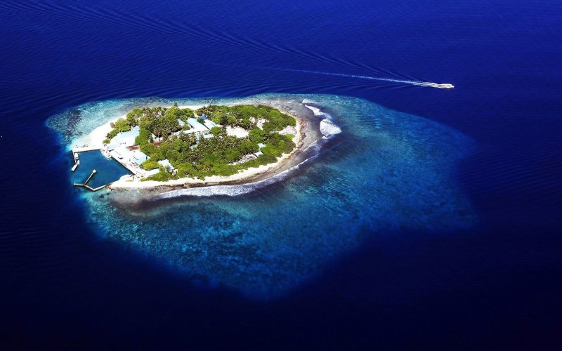 Мальдивы архипелаг вид сверху