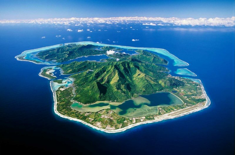 Остров Хуахине французская Полинезия