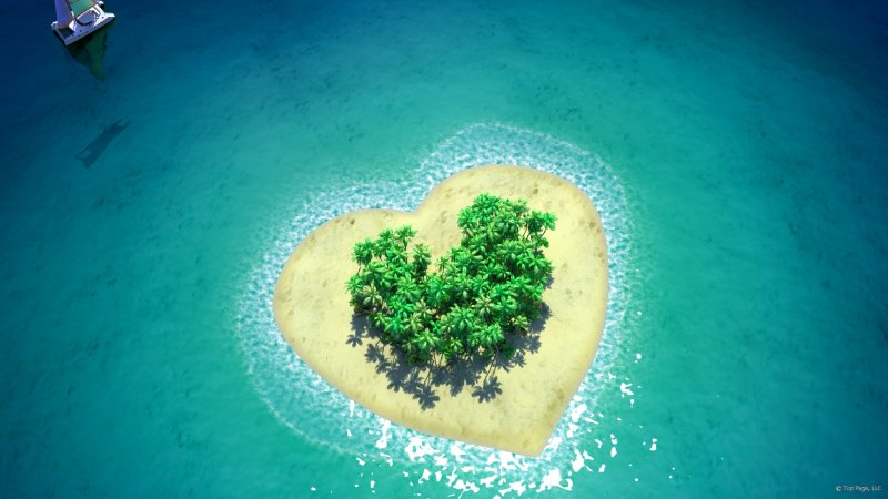 Большой Барьерный риф сердце