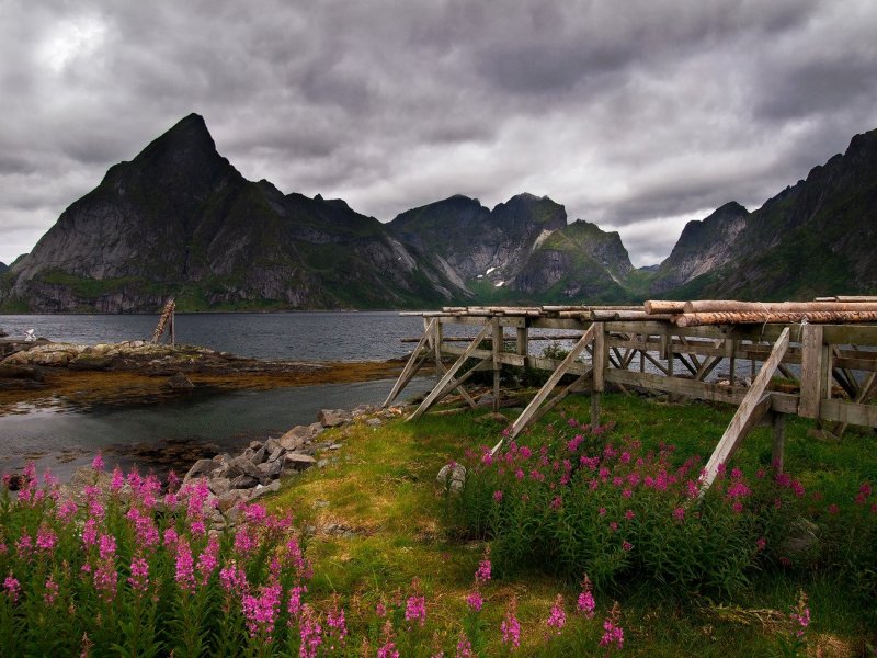 Северная Европа Норвегия природа