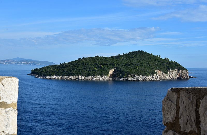 Остров Локрум Дубровник Хорватия
