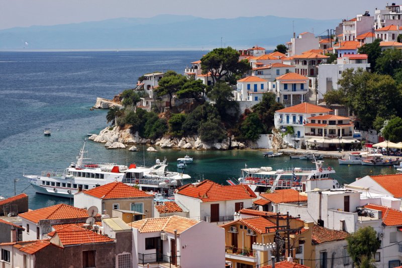 Порос остров в Греции пляжи