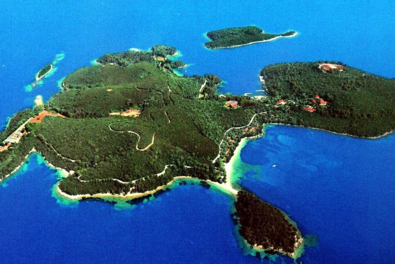 Остров Скорпиос вилла Онассиса