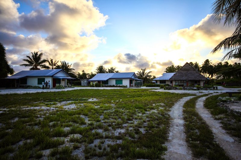 Кирибати деревня
