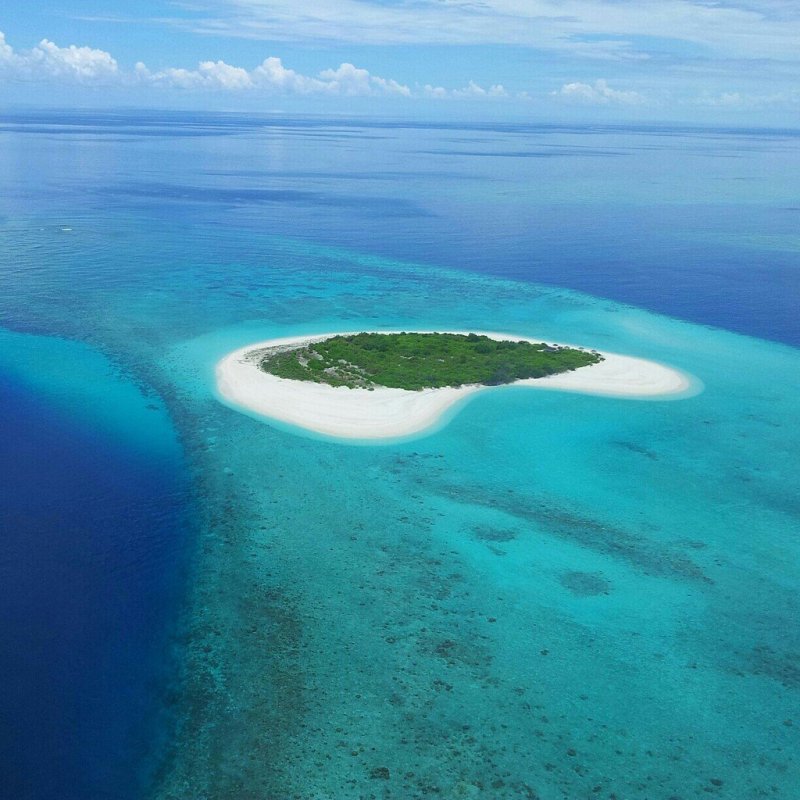 Атолл коралловый остров