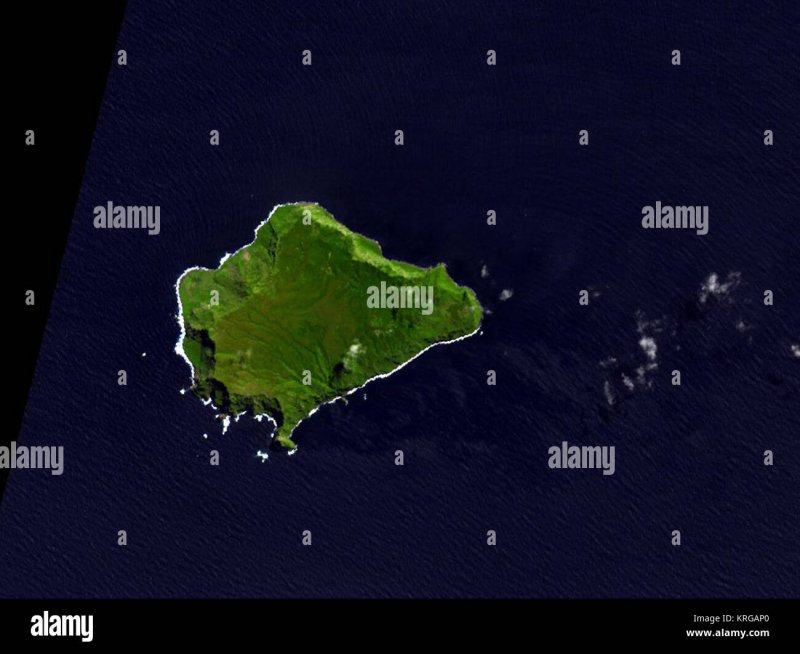 Вулканический островок Тристан-да-Кунья