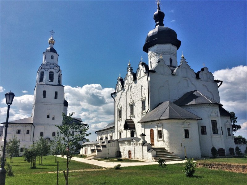 Остров град Свияжск Казань деревянная Церковь