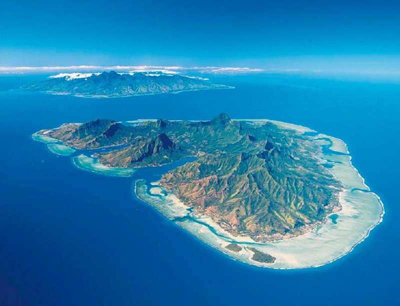 Вулканические острова французской Полинезии