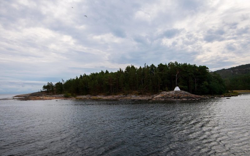 Остров Гогланд в финском заливе