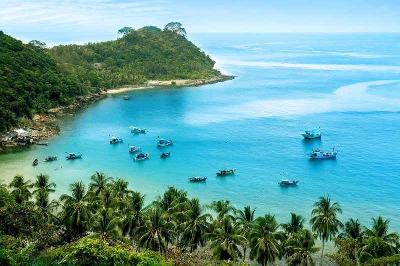 Море Вьетнам Фукуок пляж