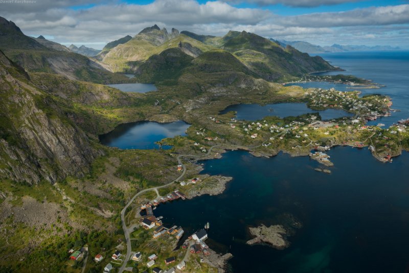 Лофотенских островах, Норвегия на рабочий стол