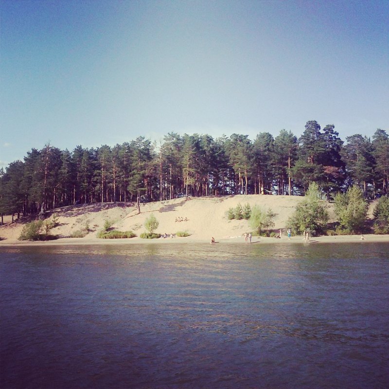 Волга река Юрьевец