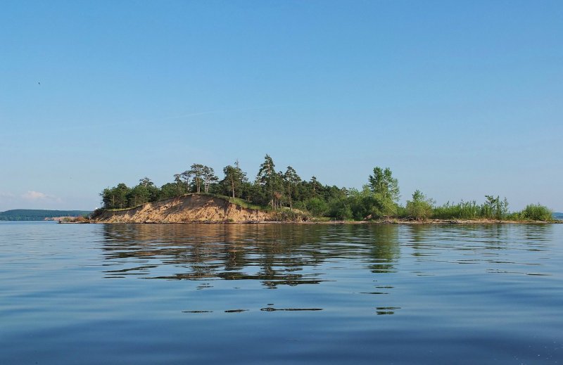 Река Волга в Юрьевце Ивановской области