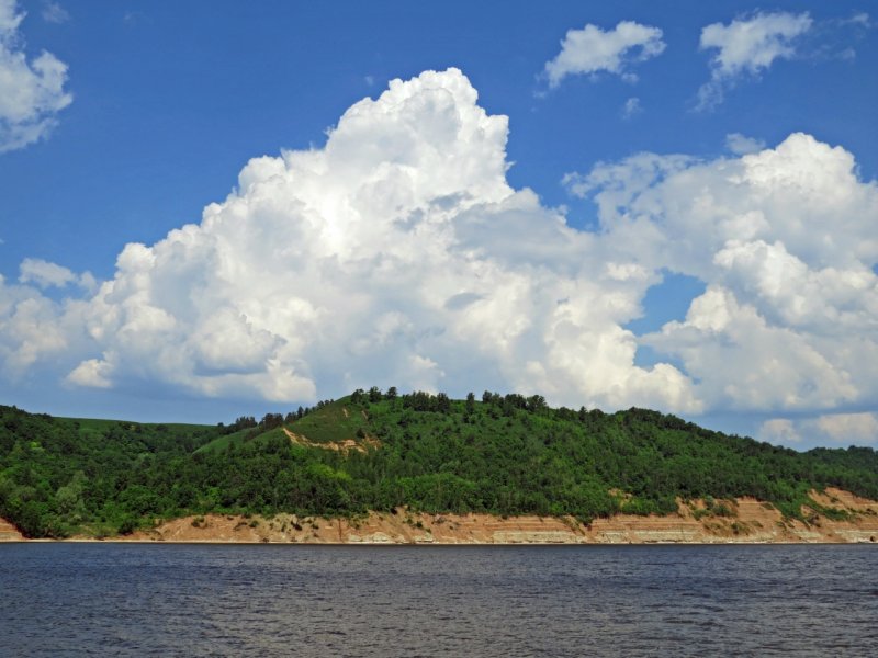 Река Волга Тетюши