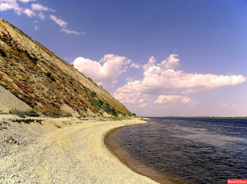 Берег Волги в Самарской области