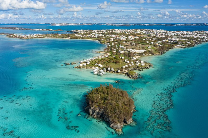 Деревня Флэттс Бермудских островов