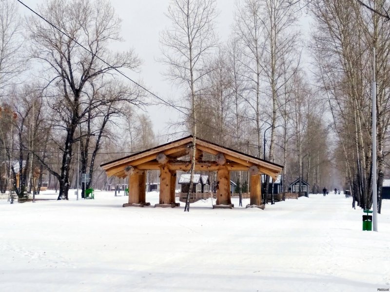 Парк на острове Татышева Красноярск