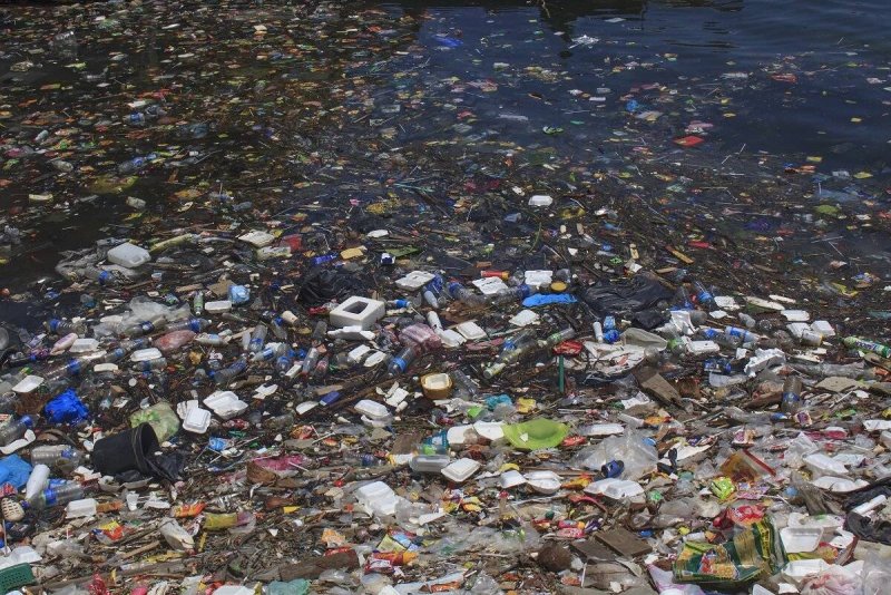 Большое мусорное пятно в тихом океане