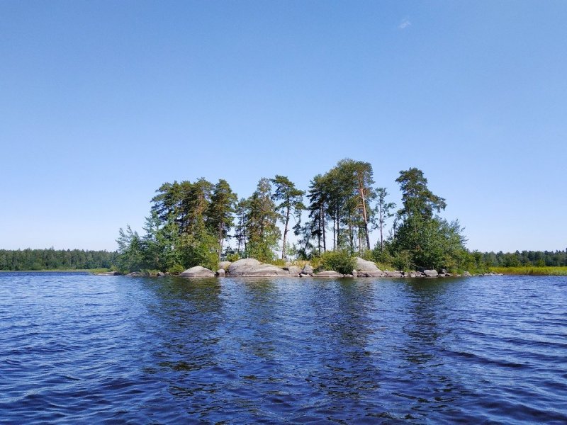 Озеро Вуокса Приозерск