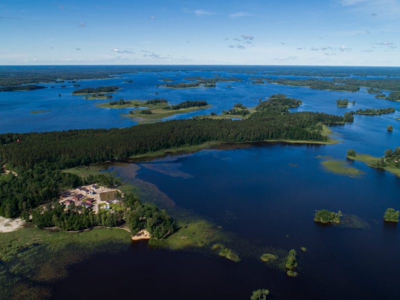 Озеро Вуокса Ленинградская область