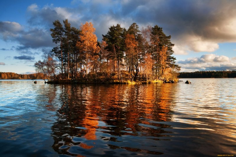 Озеро Вуокса Приозерский район