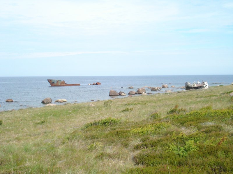 Остров Сескар в финском заливе пляж