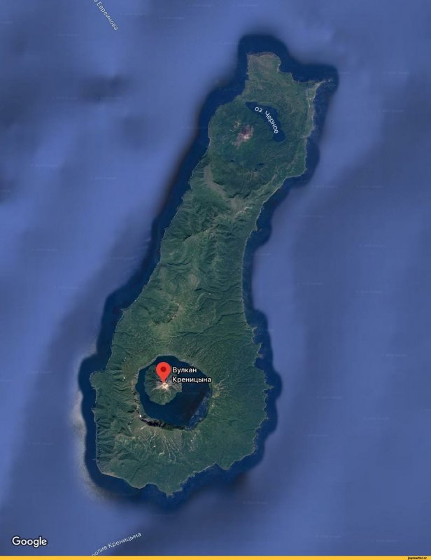 Бухта Кратерная Курильские острова