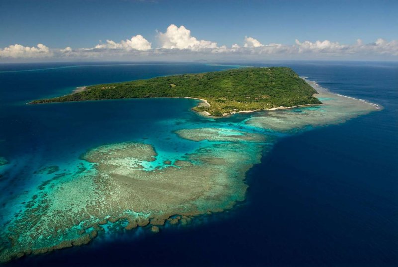 Остров Вакайя Фиджи побережье
