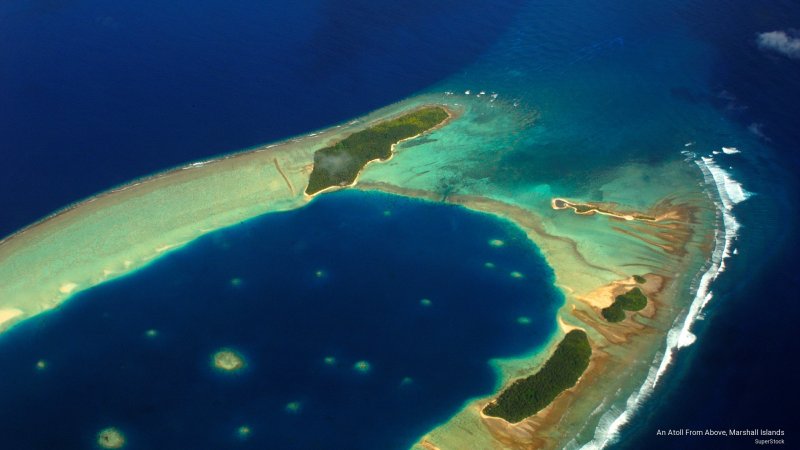 Атолл на Маршалловых островах