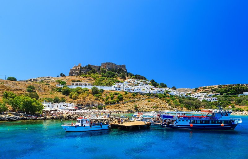 Остров rodos Греция