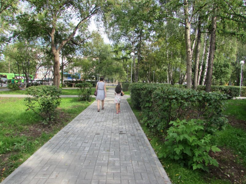 Парк культуры и отдыха зеленый остров Омск