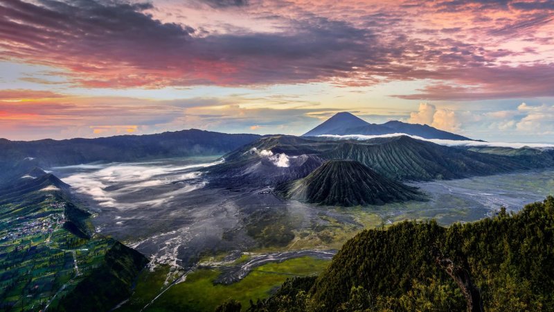 Гора Бромо (bromo), Индонезия
