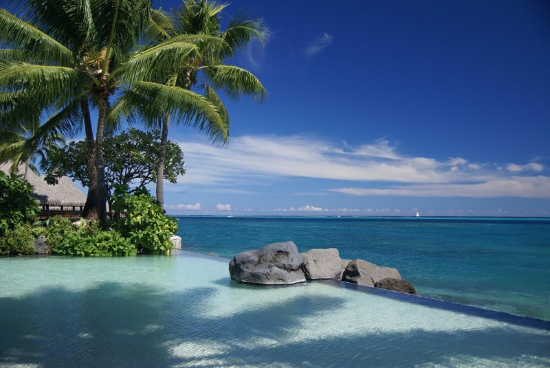 Французская Полинезия пляж Таити