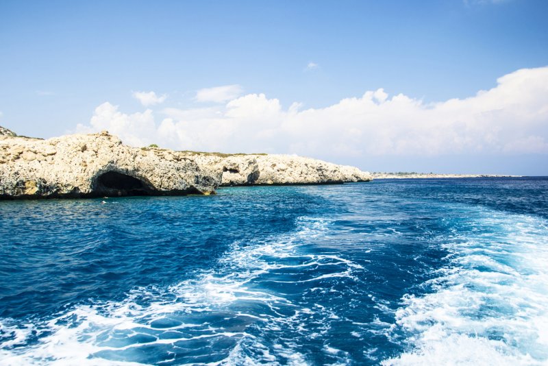 Остров Кипра берег