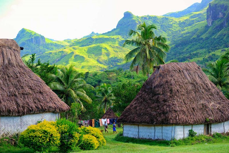 Деревня Ловони Фиджи