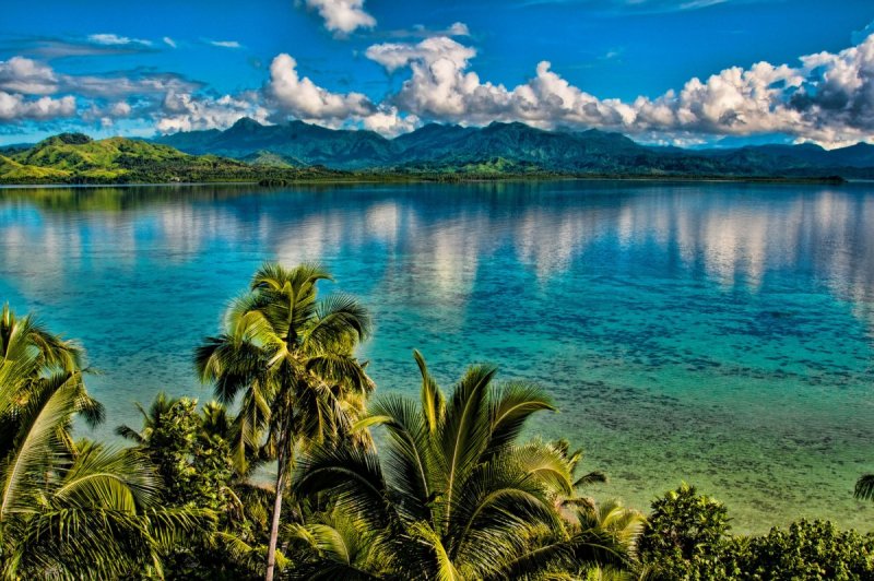 Острова Фиджи море Фиджи